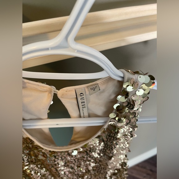 Guess gold sequin dress - Picture 3 of 4